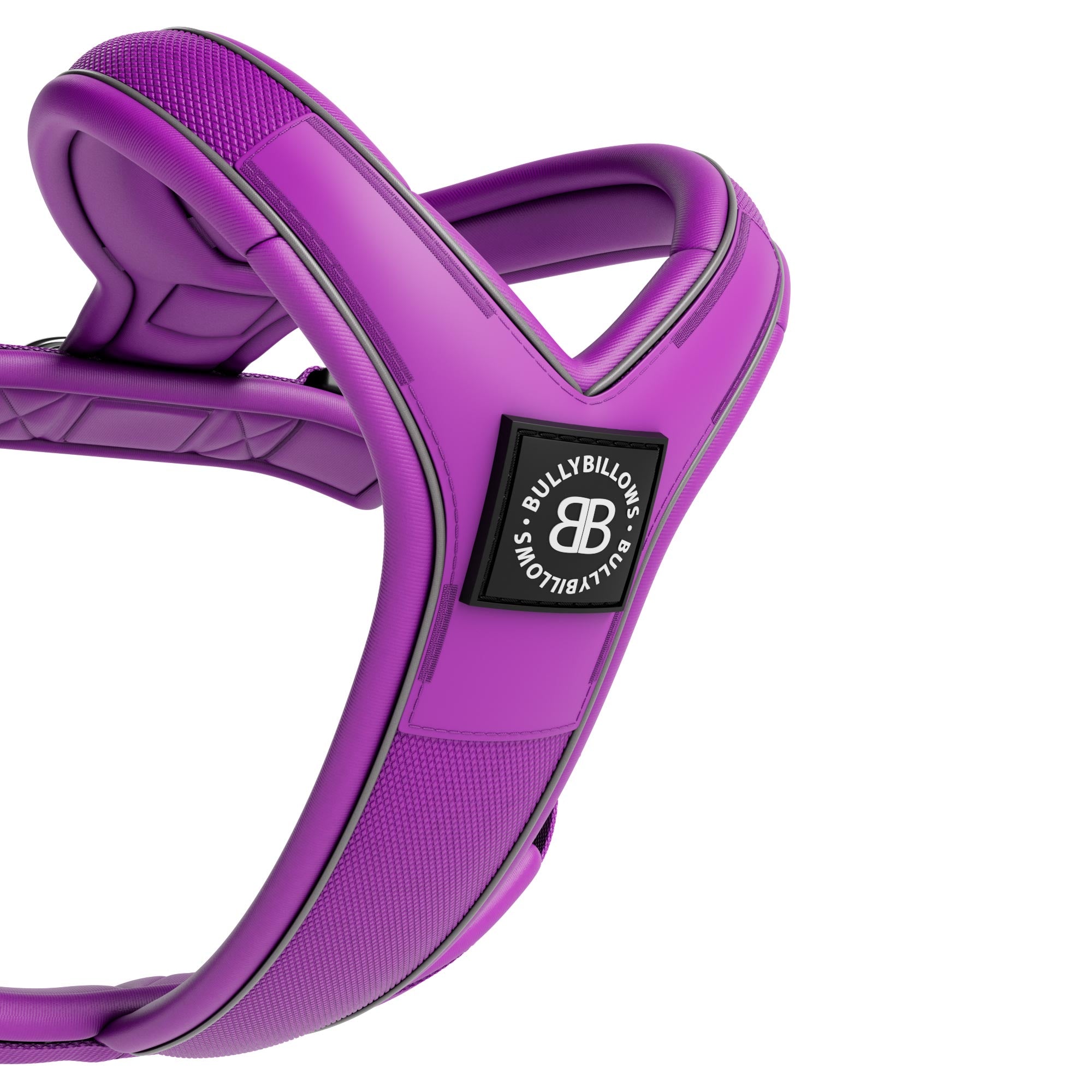 Slip on Harness | Foam Padded - Purple – BullyBillows