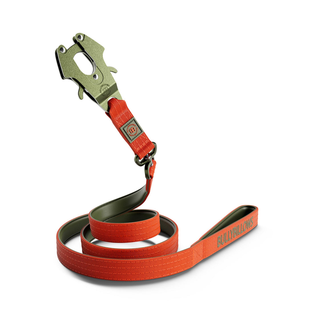 featured image of 1.4m Lighter Swivel Combat Lead | Anti-Tangle & Secure Clip - Burnt Orange X Khaki