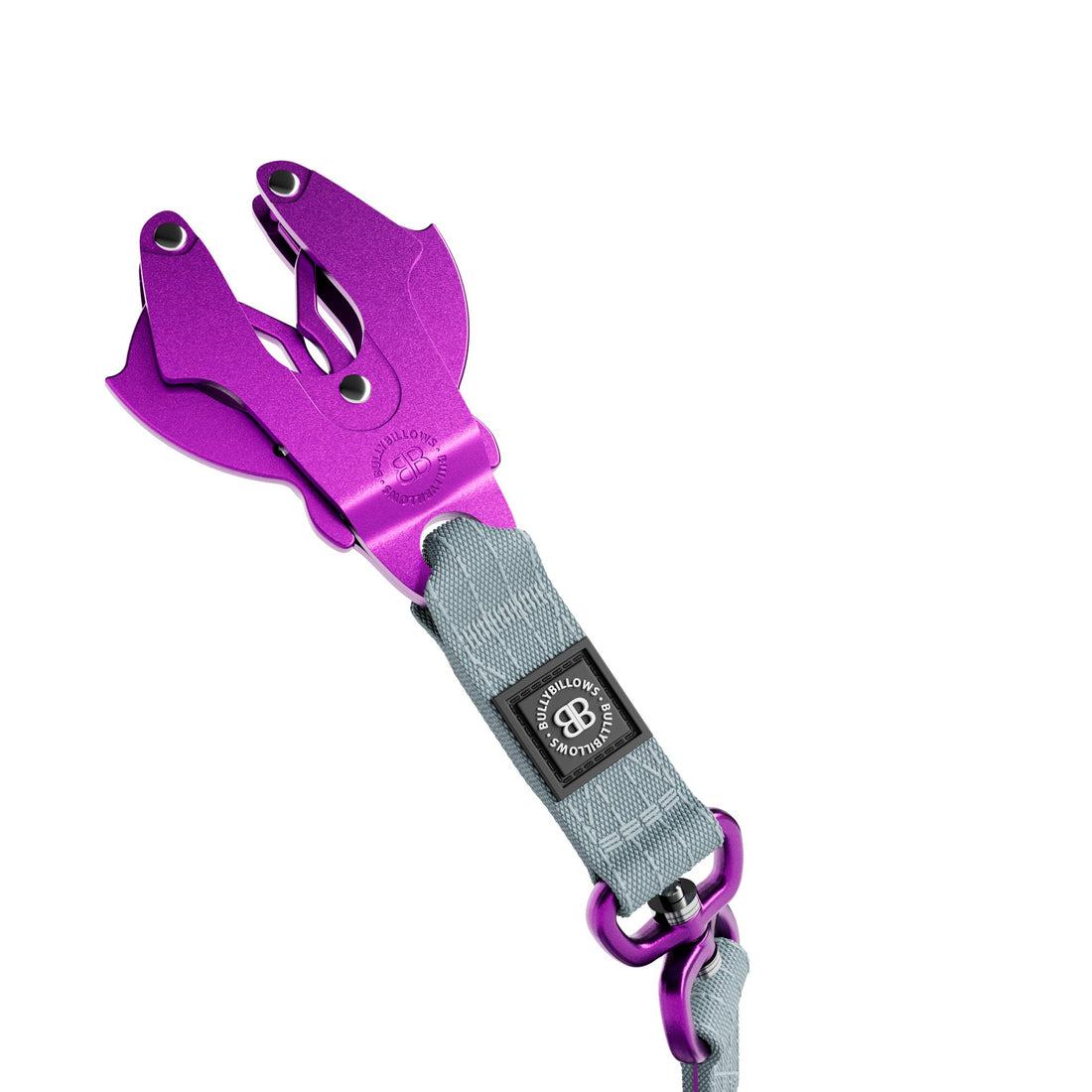 featured image of 3M Lighter Swivel Combat Lead | Anti-Tangle & Secure Clip - Purple x Metal Grey