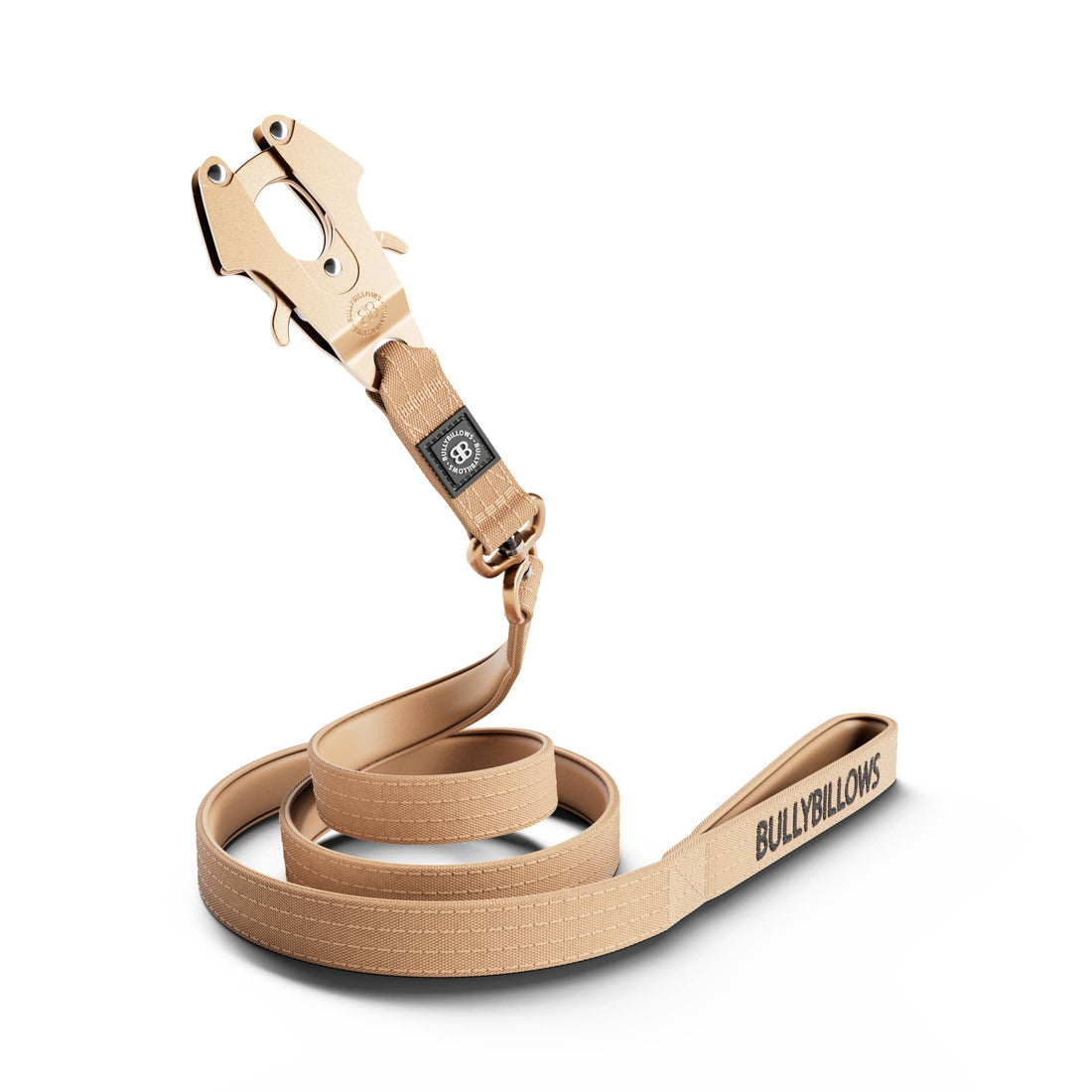 featured image of 1.4m Lighter Swivel Combat Lead | Anti-Tangle & Secure Clip - Tan x Tan