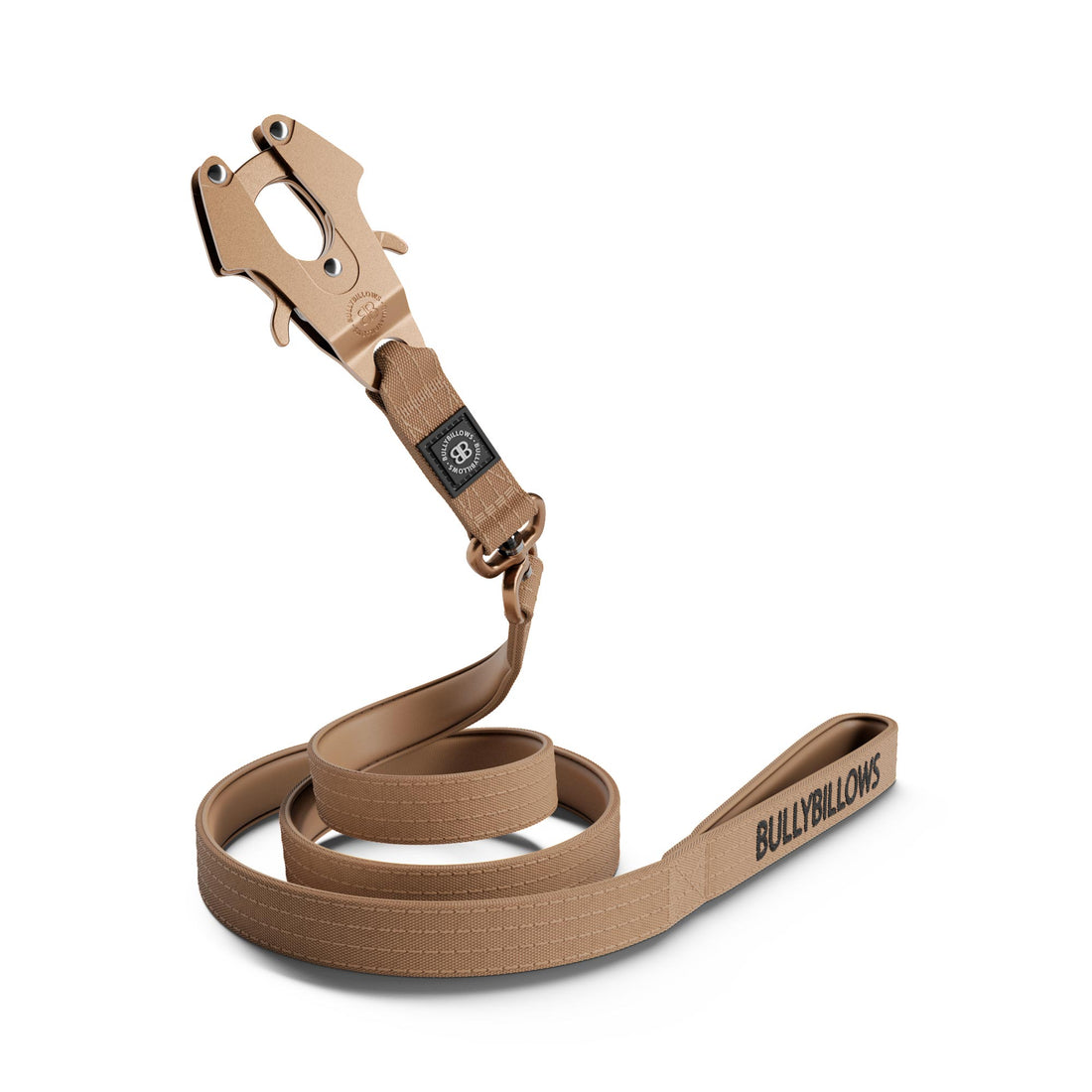 featured image of 1.4m Lighter Swivel Combat Lead | Anti-Tangle & Secure Clip - Tan x Tan