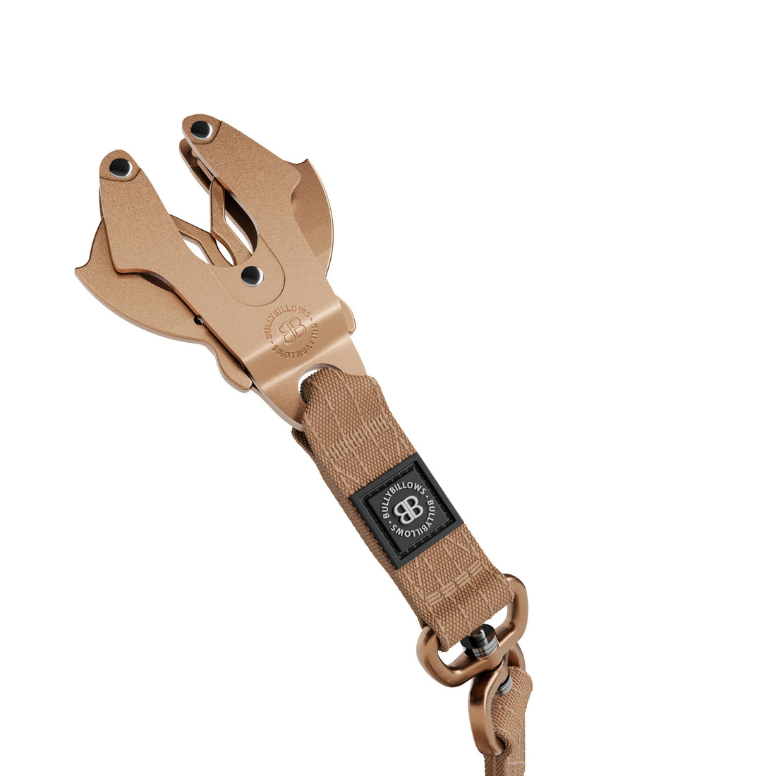 featured image of 1.4m Lighter Swivel Combat Lead | Anti-Tangle & Secure Clip - Tan x Tan