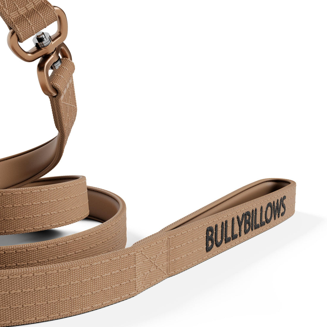 featured image of 1.4m Lighter Swivel Combat Lead | Anti-Tangle & Secure Clip - Tan x Tan