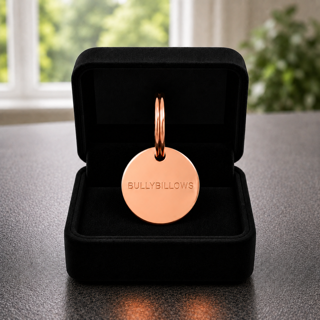 Dog ID Tag - Rose Gold (With Gift Box)