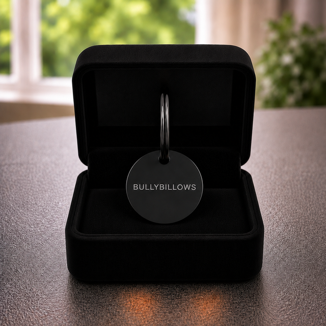 Dog ID Tag - Black (With Gift Box)