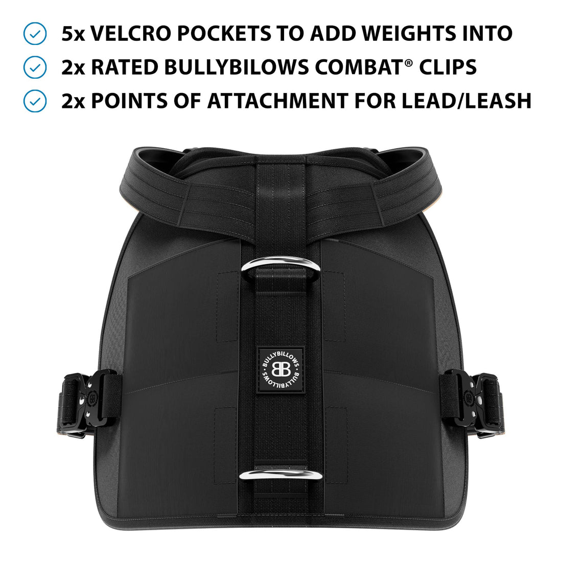 featured image of Weight & Fitness Comfort Harness | Health Enhancement - x5 Pockets - Black