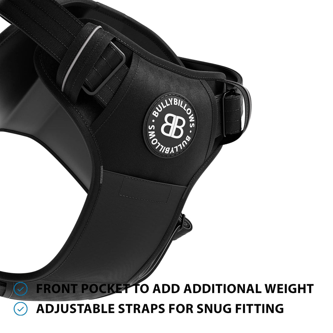 featured image of Weight & Fitness Comfort Harness | Health Enhancement - x5 Pockets - Black