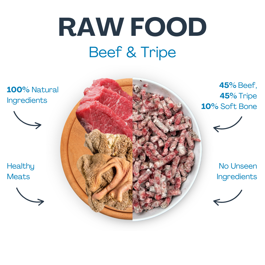 featured image of Raw Beef and Tripe