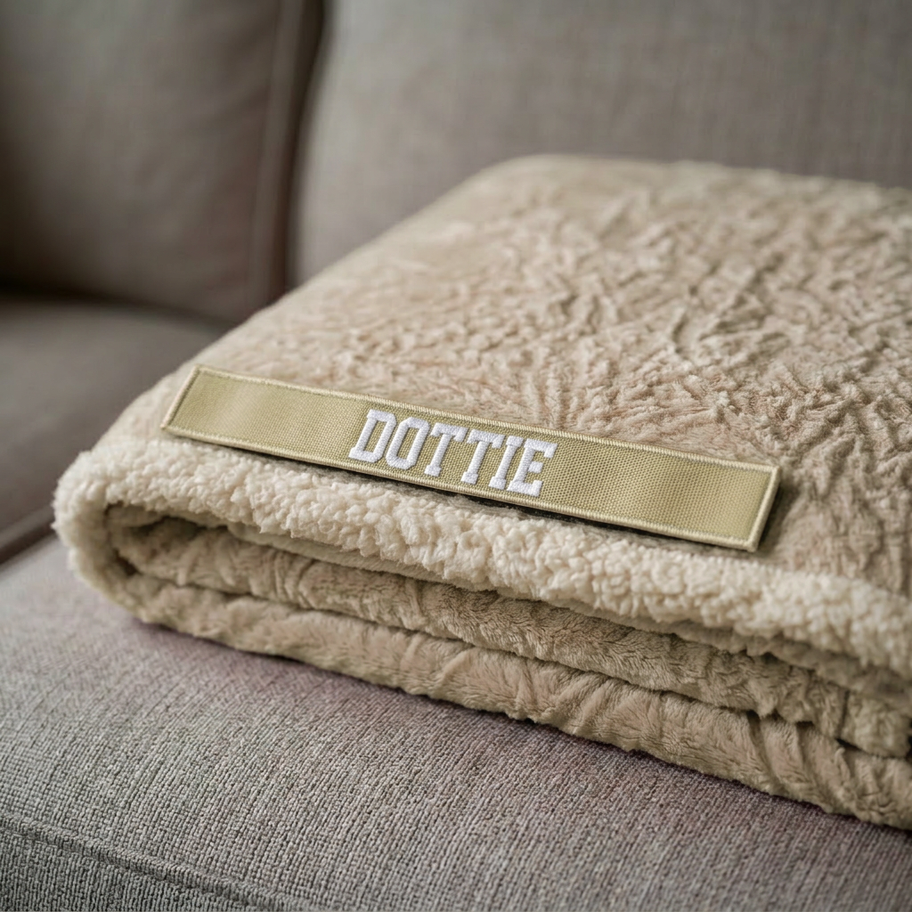 featured image of Solid Beige Edition | Luxury Human & Dog Blanket