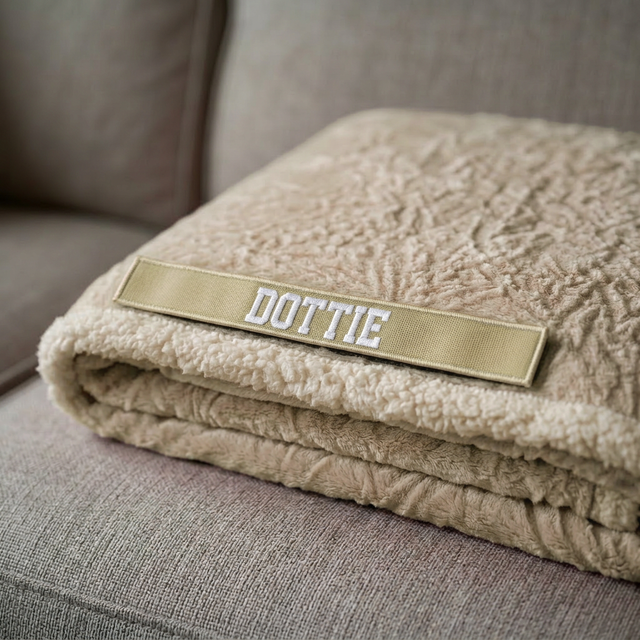Solid Beige Edition | Luxury Human & Dog Blanket