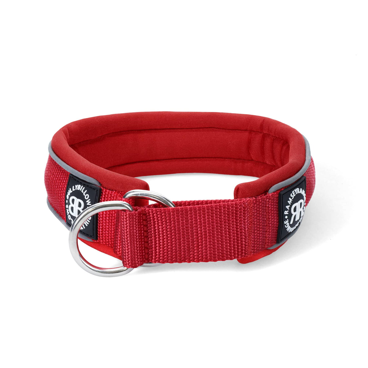4cm RR Collar Soft Padded & Reflective Series 2 Red — BullyBillows