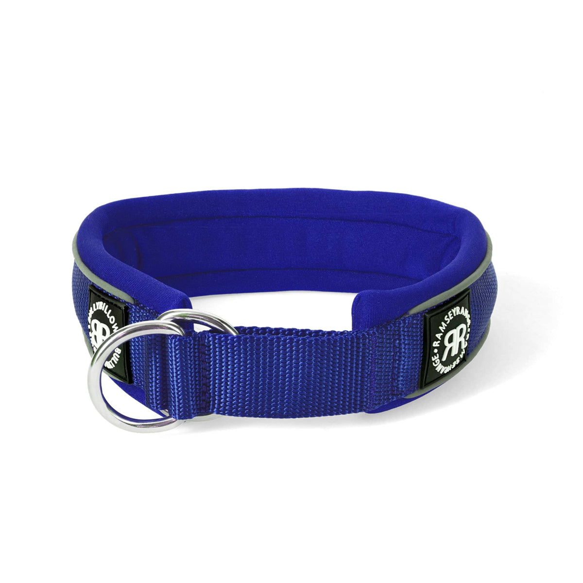 4cm Slip on Collar Soft Padded & Reflective Blue v2.0 BullyBillows