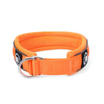 4cm Slip on Collar | Soft Padded & Reflective - Orange v2.0
