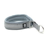 3cm Slip on Collar | Soft Padded & Reflective - Metal Grey v2.0