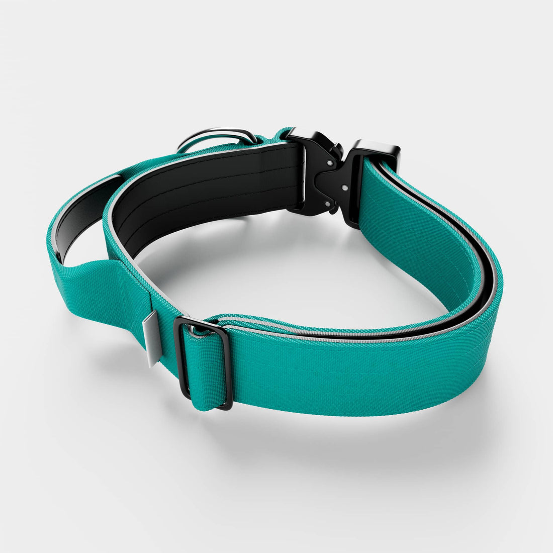 featured image of 5cm Combat® Collar | With Handle & Secure Clip - Turquoise