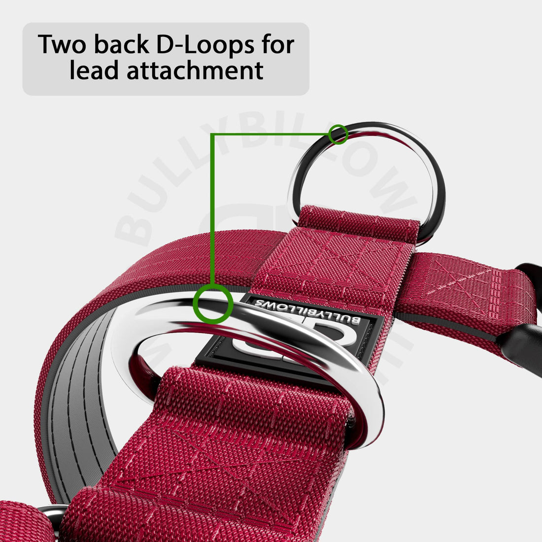 featured image of Anti-Pull TRI-Harness® | Training Dog Harness for All Breeds - Burgundy