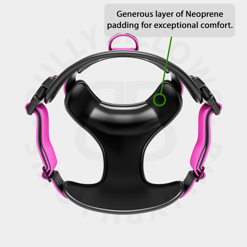Comfort Premium Harness | Non Restrictive - Magenta