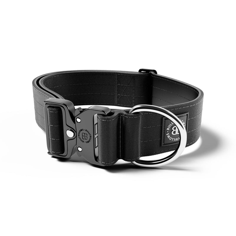 5cm Combat® Collar | Rated Clip - NO HANDLE - Black v2.0 – BullyBillows