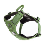 Air Mesh Harness - Anti-Pull, With Handle, Non Restrictive & Adjustable - Olive Green