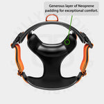 Premium Comfort Harness | Non Restrictive & Adjustable - Orange v2.0