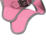 Step in Harness | Soft Mesh - Reflective with Velcro Strap - Pink