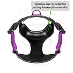 Premium Comfort Harness | Non Restrictive & Adjustable - Purple