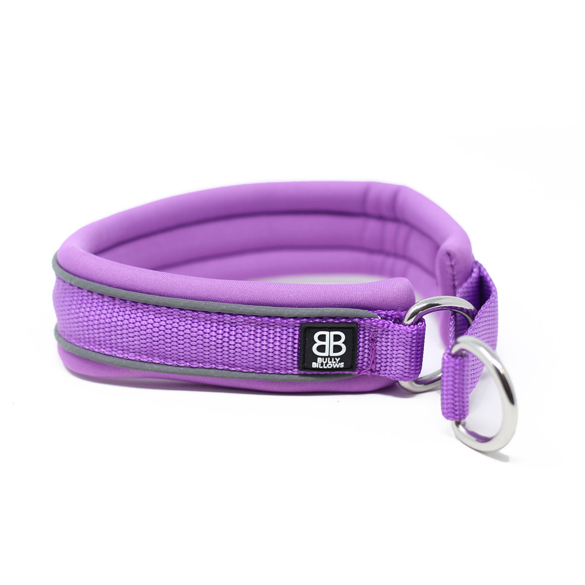 3cm Slip on Collar Soft Padded & Reflective Purple v2.0 BullyBillows