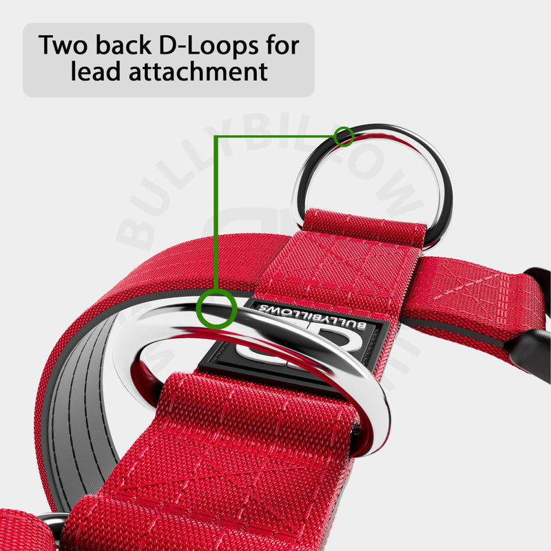 Training Anti Pull TRI-Harness® | M-XL Breeds - Red