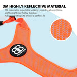 Active Harness | With Handle - Padded Lining & Highly Reflective - Orange
