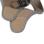 Step in Harness | Soft Mesh - Reflective with Velcro Strap - Military Tan
