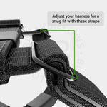 TRI-Harness® | Anti-Pull, Adjustable & Durable - Dog Trainers Choice -  Black v2.0