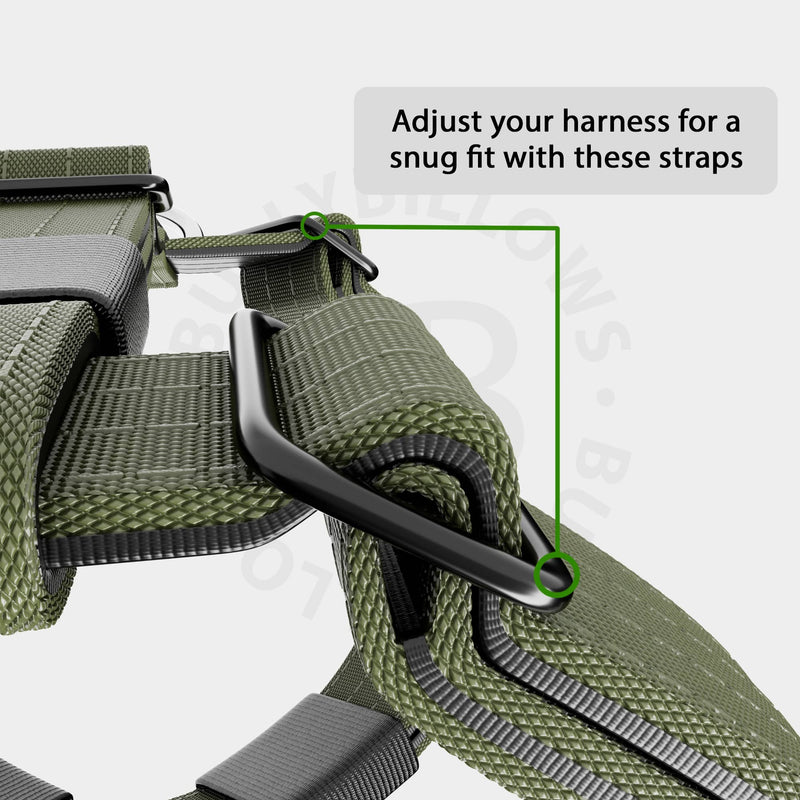 Training Anti Pull TRI-Harness® | M-XL Breeds - Khaki