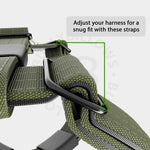 TRI-Harness® | Anti-Pull, Adjustable & Durable - Dog Trainers Choice -  Khaki v2.0