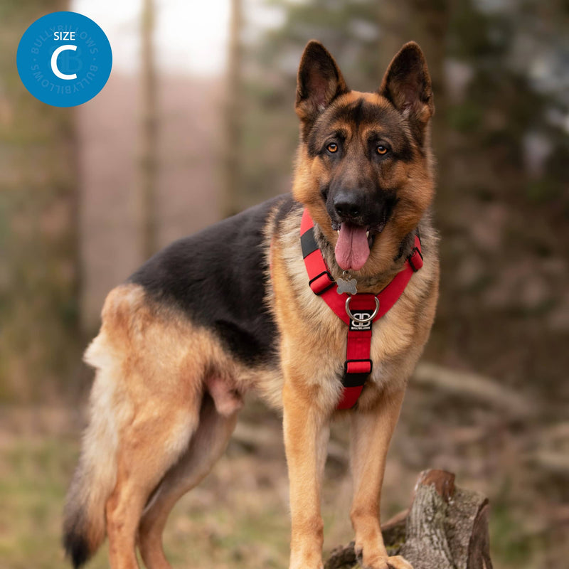 Training Anti Pull TRI-Harness® | M-XL Breeds - Red