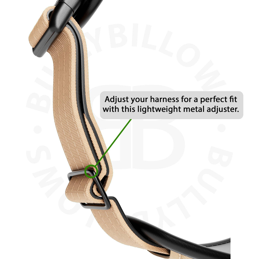 featured image of Comfort Premium Harness | Non Restrictive - Tan