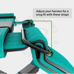 TRI-Harness® | Anti-Pull, Adjustable & Durable - Dog Trainers Choice - Turquoise v2.0